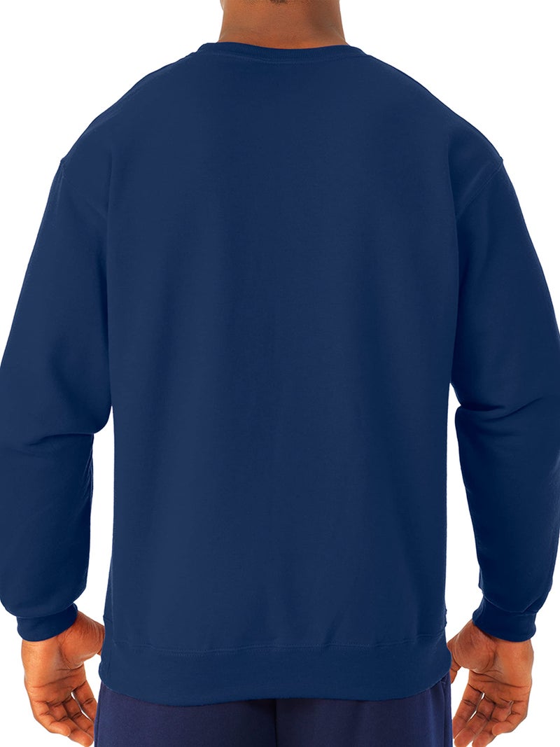 Jerzees -Men's NuBlend Fleece -Sweatshirts & Hoodies, Sweatshirt-Navy, Large - Image 4